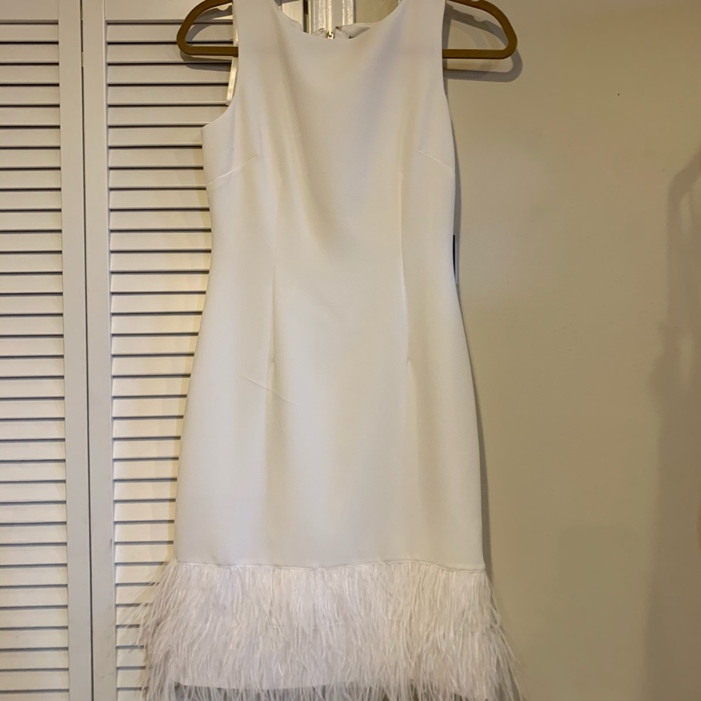 Karl Lagerfeld Feather Dress